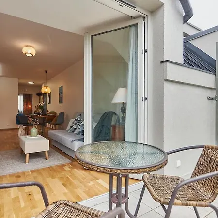 公寓 Golden Hour Apartments- Plac Slowianski 37 斯维诺乌伊希切